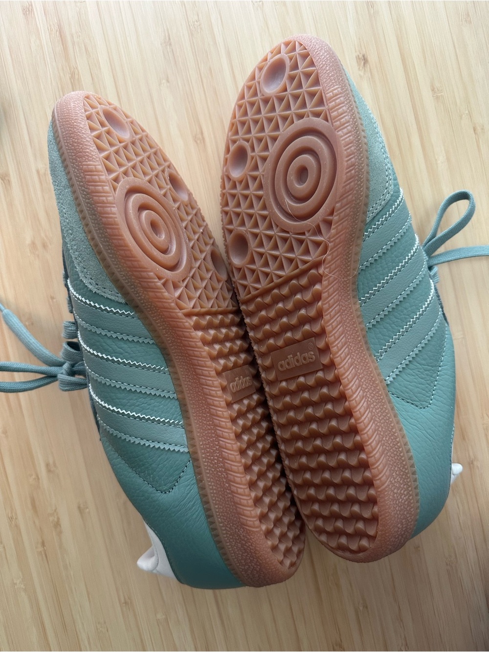 ADIDAS Samba OG in Sage Green with White Stripes - Picture 10 of 14